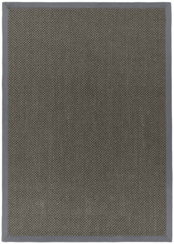 Luxurious Dark Grey Non-Slip Sisal Rug |100% Natural Fibers