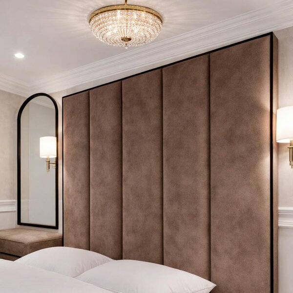 Great British Beds Serena Contrast piping Headboard
