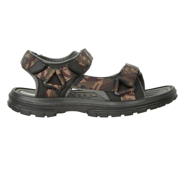 Mountain Warehouse Mens Crete Camo Sandals - Green/Black - 