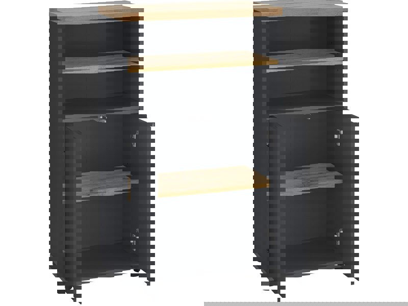 Dorel Home Thessa Cab 2D1SH AnthrOak 60x35x100cm