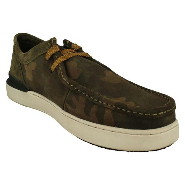 Clarks Mens Clarks Moccasin Detailed Lace Up Shoes Court Lite Wally