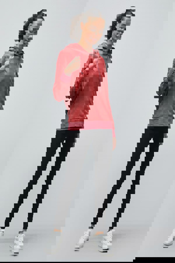 ENORSIA Slogan Life Tonnel Rib Hoodies