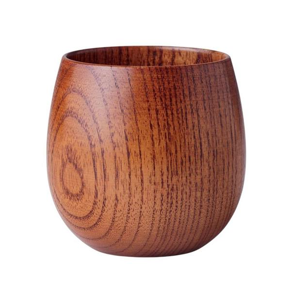 MidOcean Ovalis Oak 250ml Handleless Mug - Wood - 