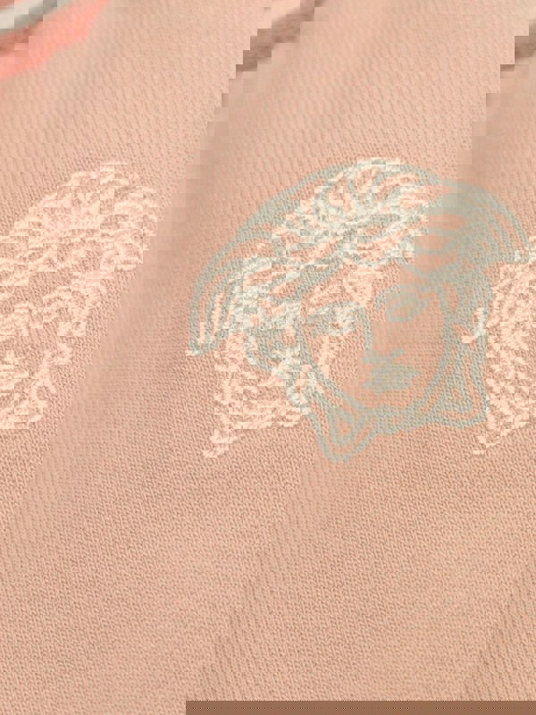 Versace Baby Girls Medusa Logo Joggers in Pink