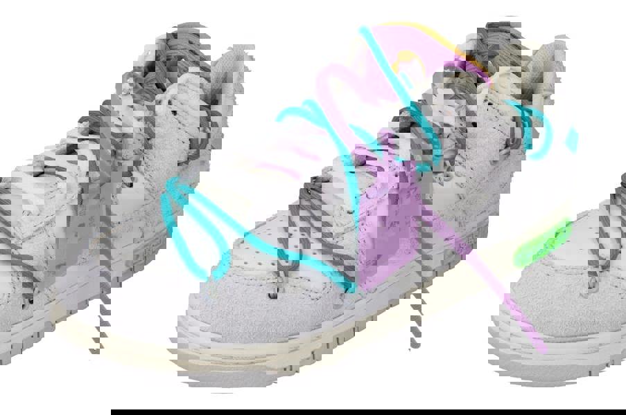 Nike Dunk Low Off X White Mens Trainers Dj0950  107 - Lot 36 Sail Neutral Grey Energy 107 - Photo 0