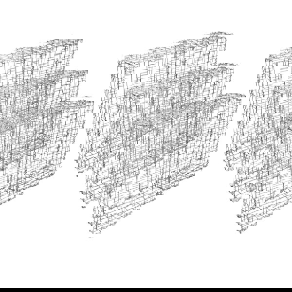 Monstershop Gabion Baskets 100 x 95 x 30cm / 6 Pack