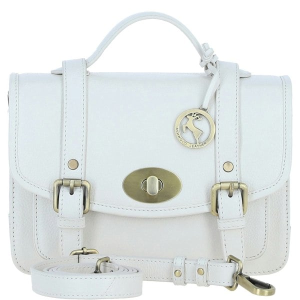 Stylish Real Leather Large Satchel Bag: y-63