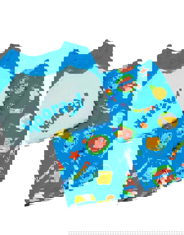 Cocomelon Boys Blue Jj 2 Piece Swim Set