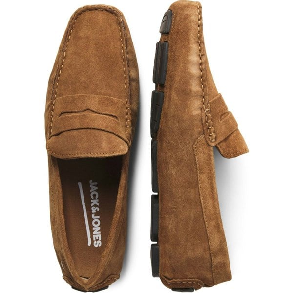 Jack & Jones Jensen Suede Men's Cognac Loafers