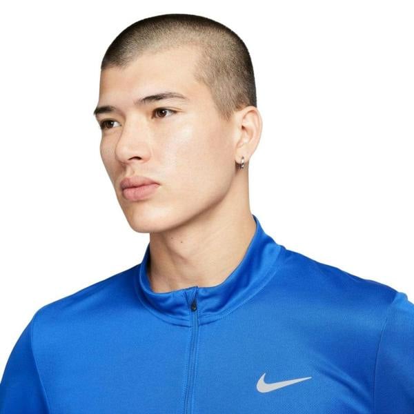 Nike Mens Quarter Zip Running Top - Royal Blue - 