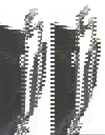 Aidapt Deluxe Attendant Propelled Steel Wheelchair Hammered Effect