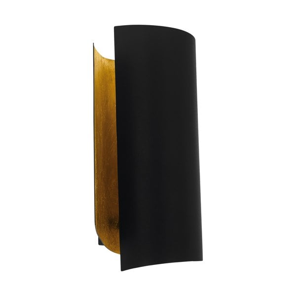 EGLO Falicetto Black & Gold Wall Light – Modern Industrial Accent Lamp WBS
