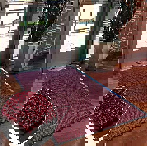 KAV Dirt Stopper Entry Door Mat - Heavy Duty Non-Slip Entrance Rug, Shoes Scraper, Hypoallergenic, Super Absorbent Carpet for Indoor and Outdoor