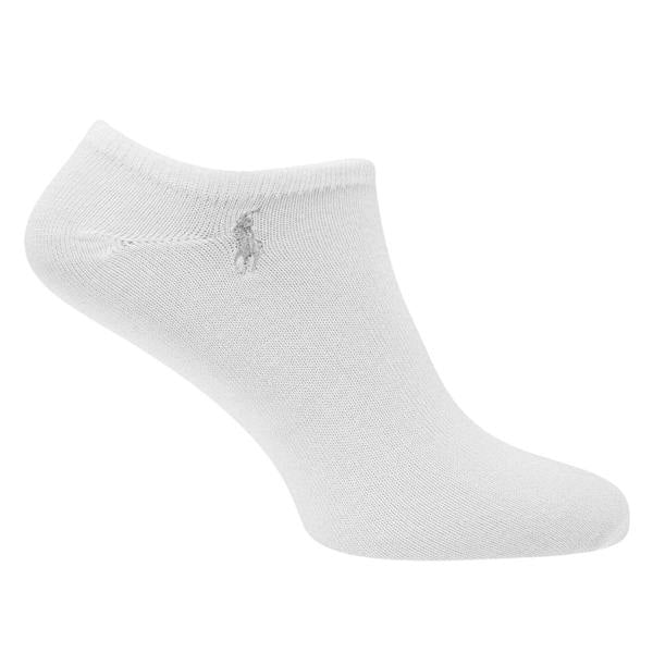 Ralph Lauren Mens Polyester Trainer Socks (Pack of 6) - White - 