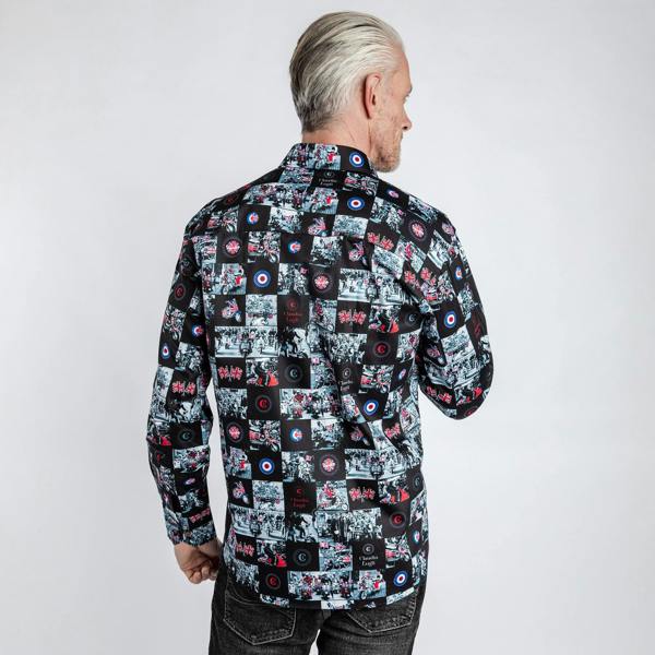 BEST OF BRITAIN PRINT SHIRT – Premium Men's Patterned Shirt by Claudio Lugli | Bold Design, Tailored Fit, Best Printed Shirts