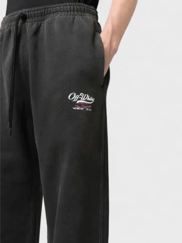 Off-White Wave Off Skate Sweatpants Black