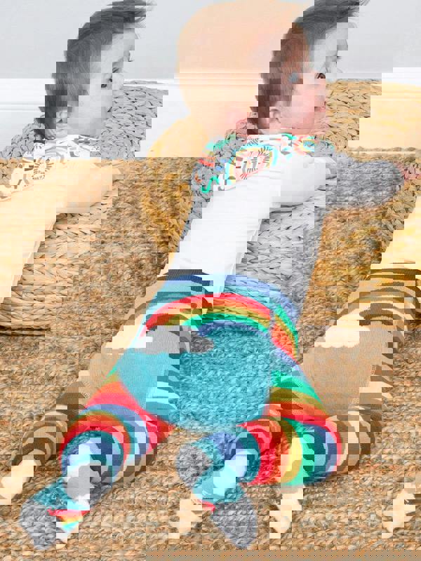 Kite Baby Organic Rainbow Cloud Knit Leggings