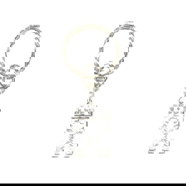 Off White Arrow Keyring - Silver