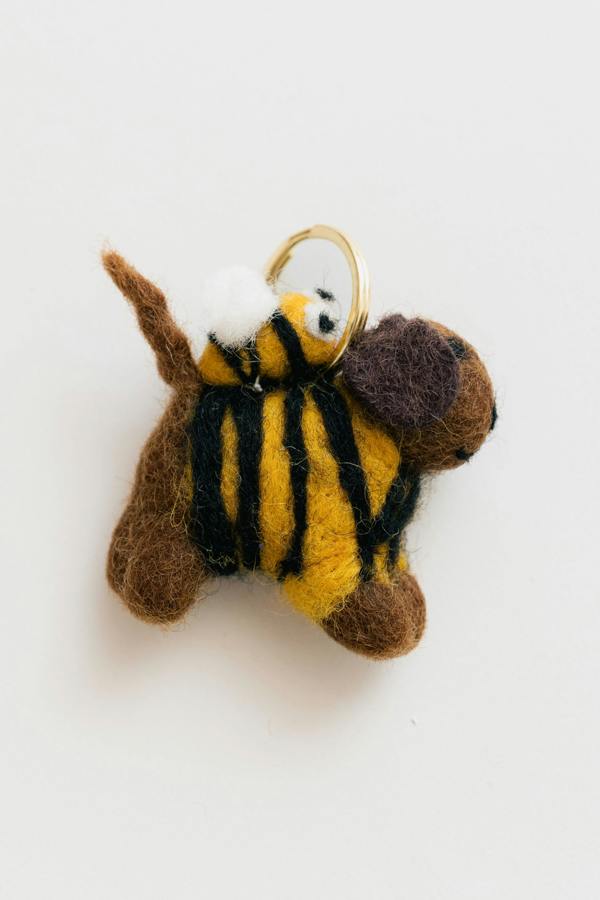 Lily & Me Derek The Dog Felt Keyring