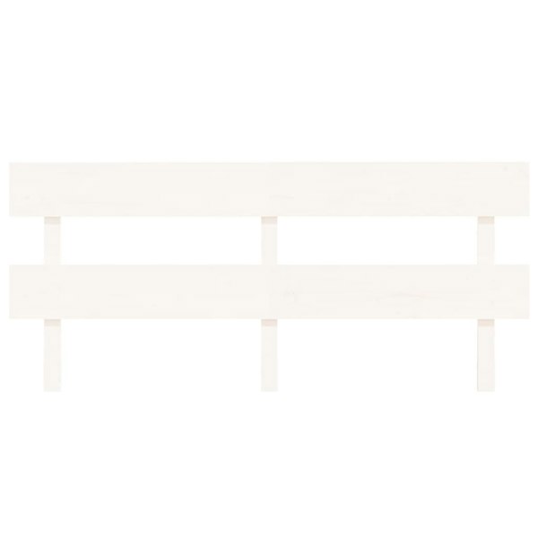 Berkfield Bed Headboard White 184x3x81 cm Solid Wood Pine