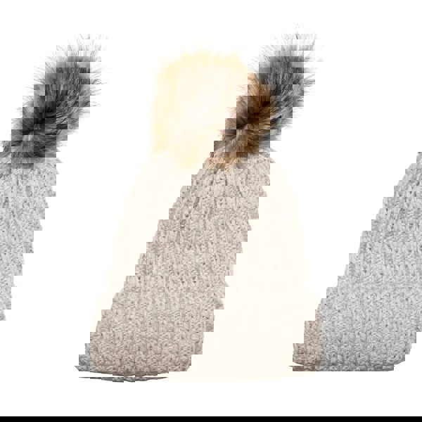 Fisherman Stitch Pom Pom Hat Stay Cozy & Stylish with Fisherman Stitch Pom Pom Hat