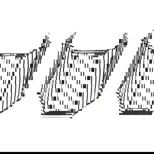 Gr8 Home Baby Safety Fence Hearth Fire Gate Metal BBQ Pet Dog Cat PlayPen Fireplace Guard