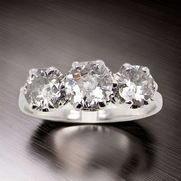 Vintage Tom A traditional Diamond Trilogy Ring