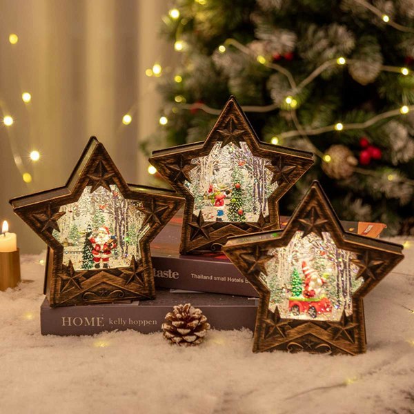 Leaper Christmas Crystal Light Tabletop Ornament