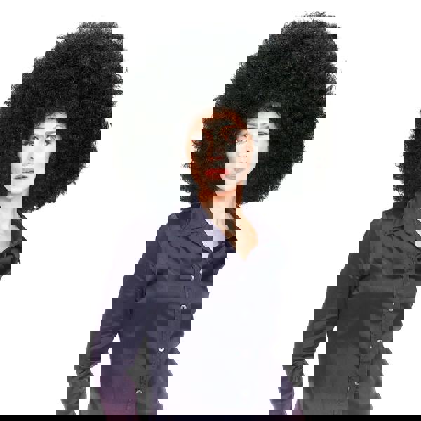 Bristol Novelty Unisex Adult Afro Oversized Wig - Black - 