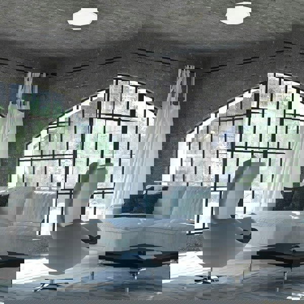 Milagro Cruz LED 40CM 40W Modern Ceiling Light With Fully Adjustable Brightness And Colour Temperature Via Remote Control