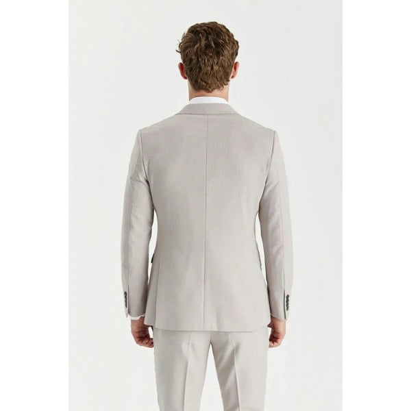 Paul Andrew Mayfair - Men's Stone 2 Piece Double Brested Suit