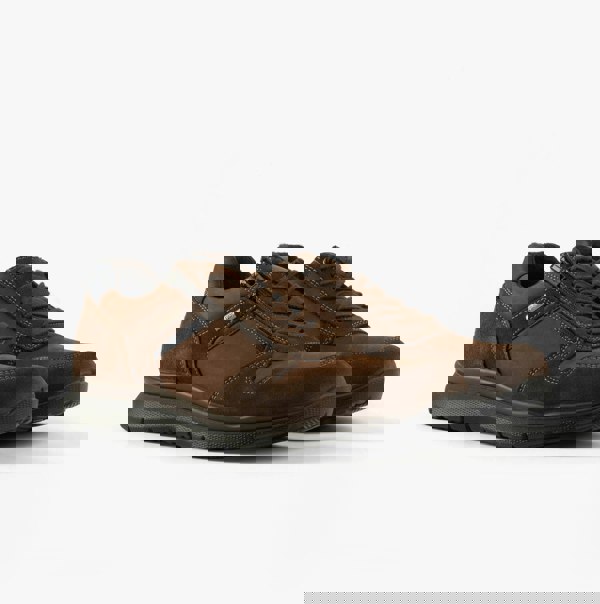 IMAC M025BN Mens Super Lightweight Nubuck Trainers Brown