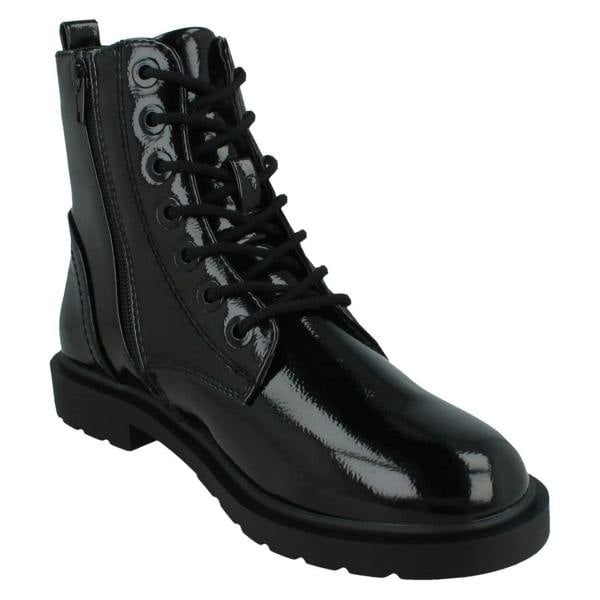 Spot On Ladies Spot On Casual Ankle Boots