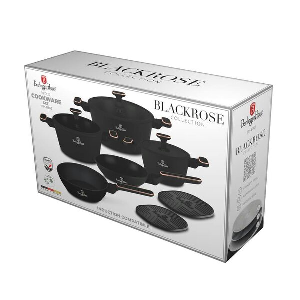 Berlinger Haus Black Rose BH8362 – 10 Piece Cookware Set