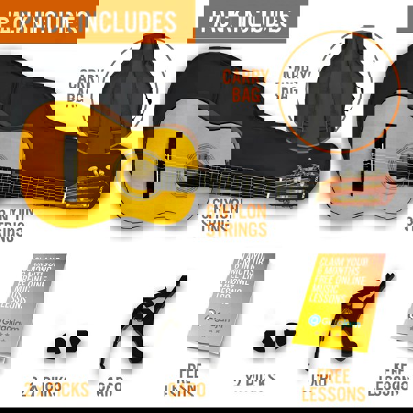 Rocket 1/2 Size Classical Guitar Starter Pack Classical Guitars