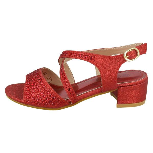 Spot On Girls Spot On Mid Heel Mule Sandals H1105
