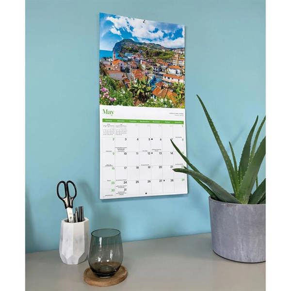 Europe Portugal Calendar 2027, Wall Calendars, Month To View, Travel, Gift