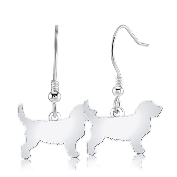 Mylee London Griffon Fauve De Bretagne Silhouette Silver Earrings