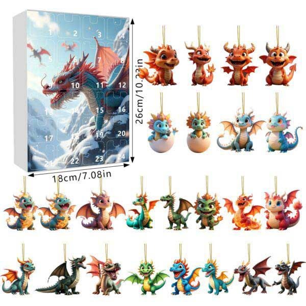 Leaper Dragon Baby Pendant Christmas Advent Calendar