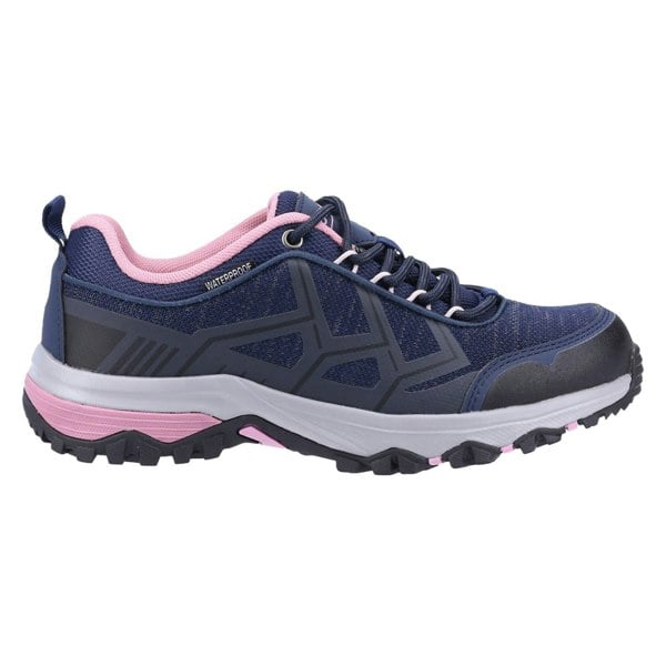 Cotswold Wychwood Low Recycled Plastic+Synthetic Pu Women's Navy/Pink Hiking Boots