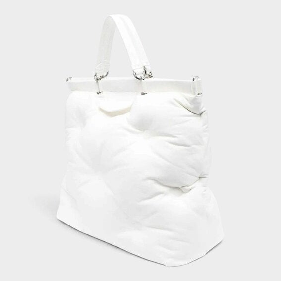 Maison Margiela Glam Slam Large Tote Bag White