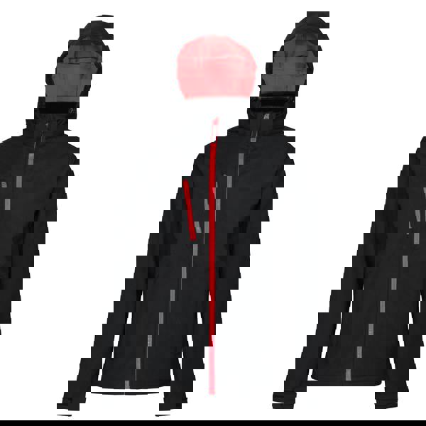 Regatta Professional Mens 3 Layer Membrane Soft Shell Jacket - Black/Red - 