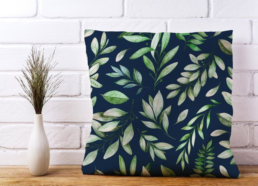 Warren Reed Watercolor Leaves Cushions