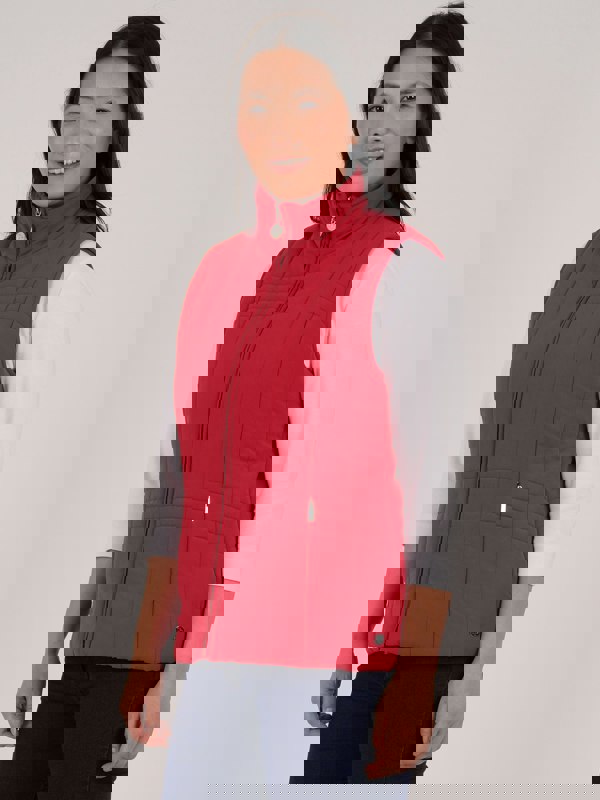 PennyPlain Quilt Gilet - Paprika