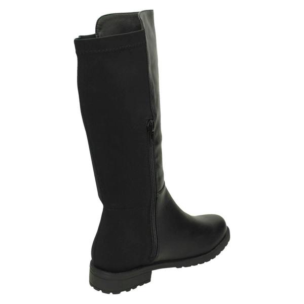 Spot On Girls Spot On Mid Heel Calf Boots H5083