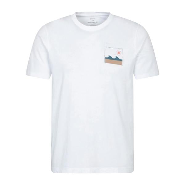 Mountain Warehouse Mens St Ives T-Shirt - Off White - 