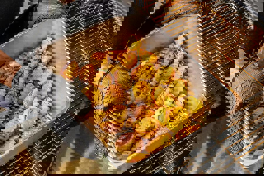 MasterClass Recycled Aluminium Roasting Pan with Pouring Spout, 40cm x 29cm