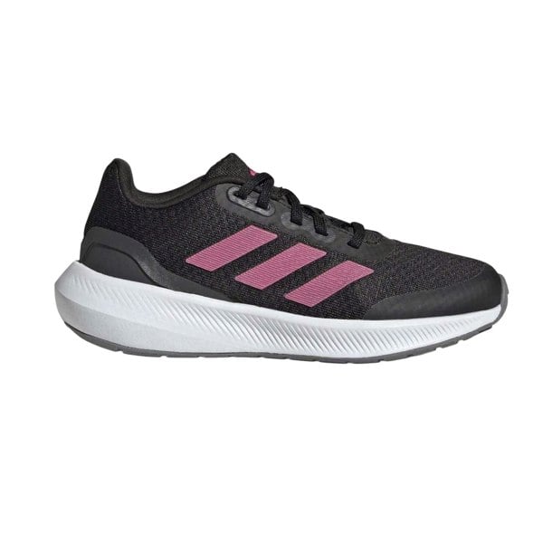 Adidas Kids Runfalcon 3.0 Lace Up Trainers - Black / Pink