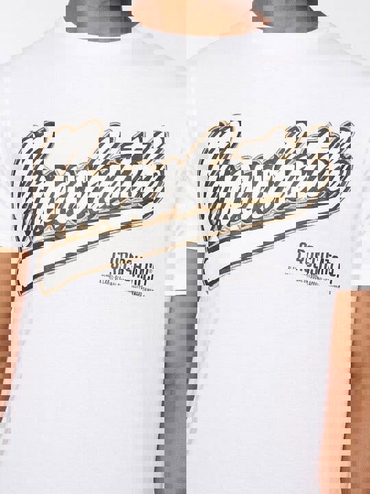 Crosshatch Cronstand T-Shirt White