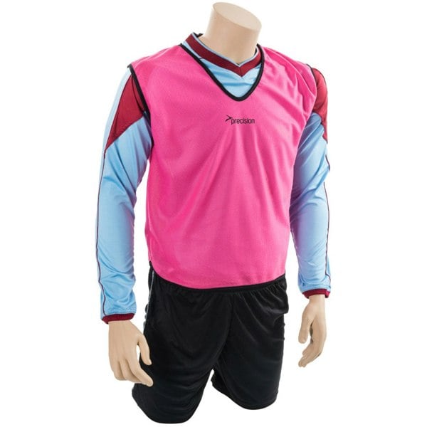 10-14 Years Youth Lightweight Sports Training Bib - PINK - Plain Football Vest